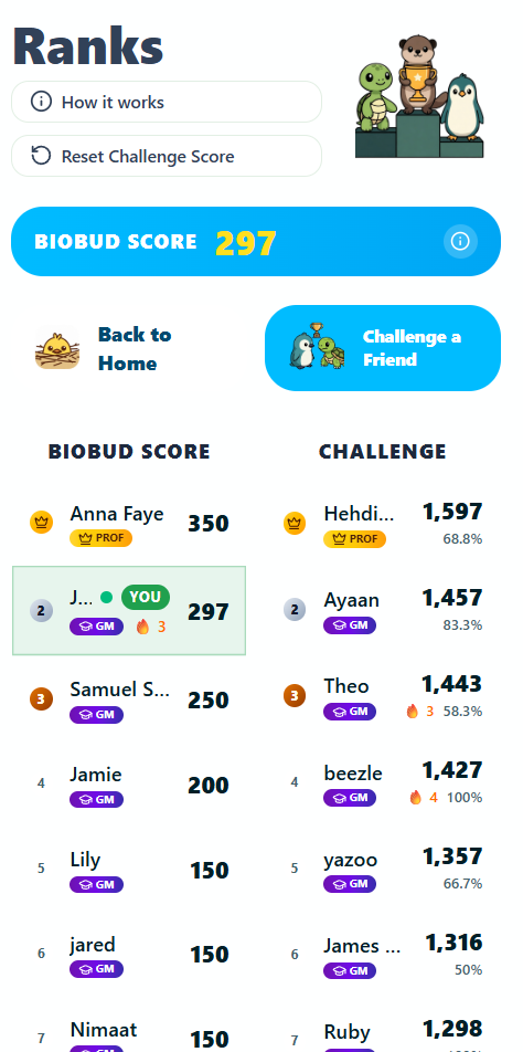 Compete with friends